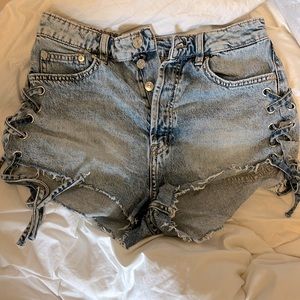 Batty rider denim shorts size us 6